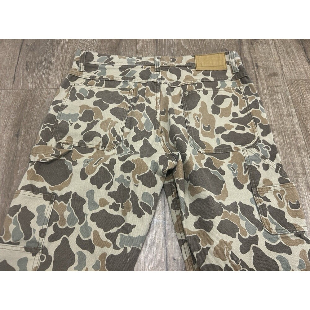 Wallace Barnes Duck Camo Pants Mens 34x30 Canvas Carpenter AB249 - Picture 7 of 11